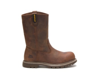 Caterpillar Kängor Sverige - Revolver Steel Toe Arbetsskor Dam MörkBeige FUZ-243156